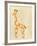 Best Friends - Giraffe-Chariklia Zarris-Framed Art Print