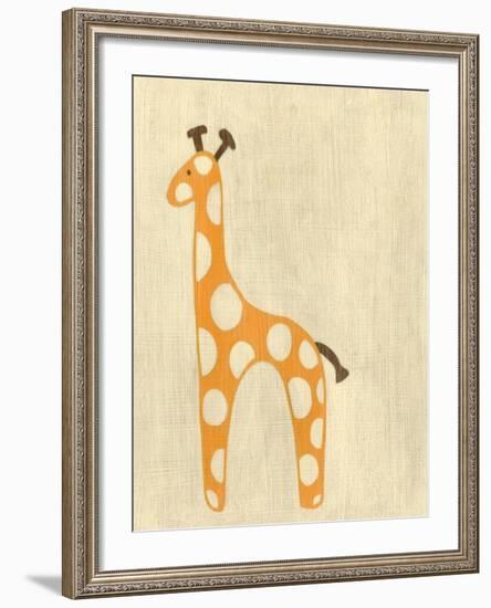 Best Friends - Giraffe-Chariklia Zarris-Framed Art Print