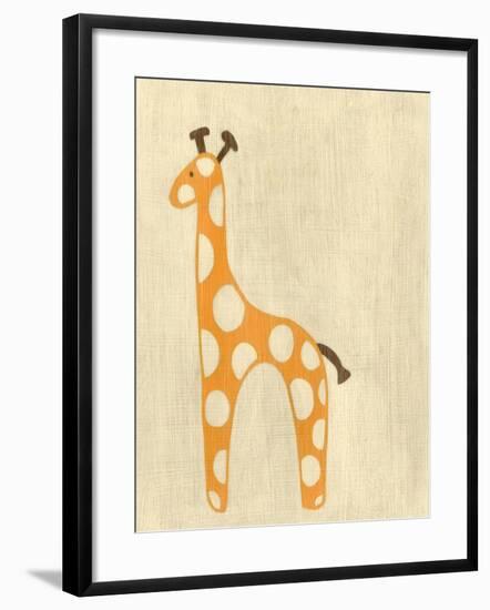 Best Friends - Giraffe-Chariklia Zarris-Framed Art Print