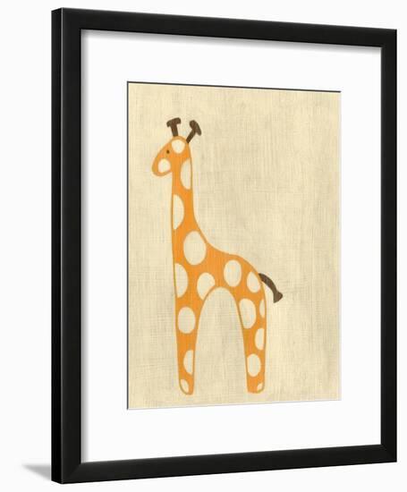 Best Friends - Giraffe-Chariklia Zarris-Framed Art Print