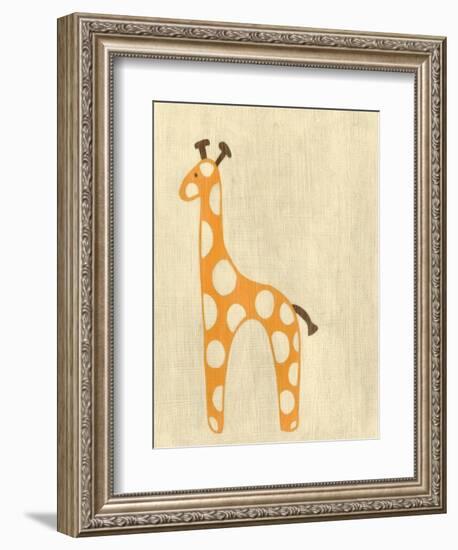 Best Friends - Giraffe-Chariklia Zarris-Framed Art Print