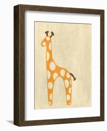 Best Friends - Giraffe-Chariklia Zarris-Framed Art Print