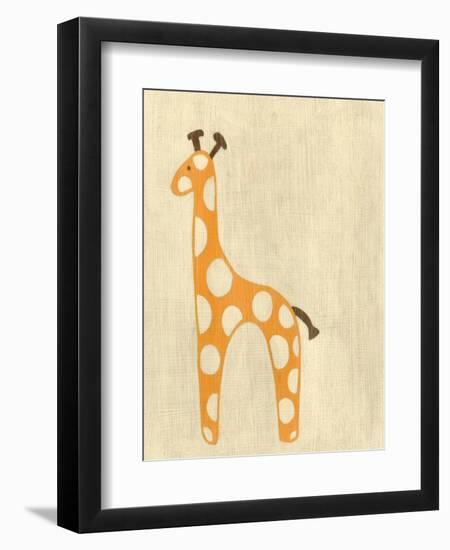 Best Friends - Giraffe-Chariklia Zarris-Framed Art Print