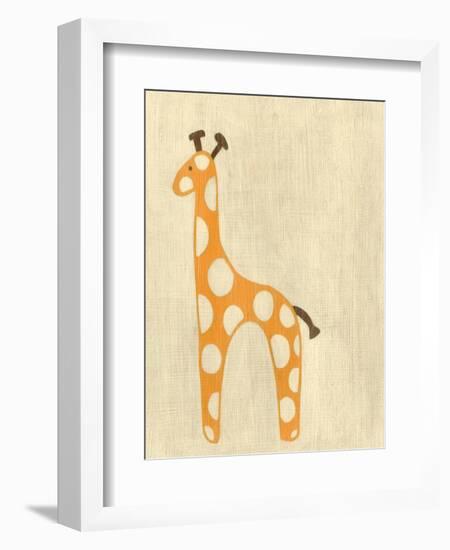 Best Friends - Giraffe-Chariklia Zarris-Framed Art Print