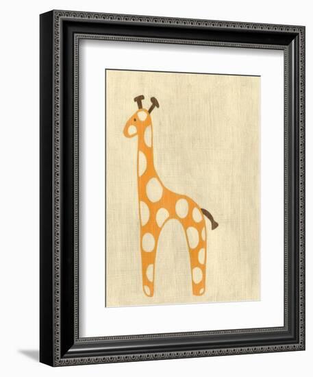 Best Friends - Giraffe-Chariklia Zarris-Framed Art Print