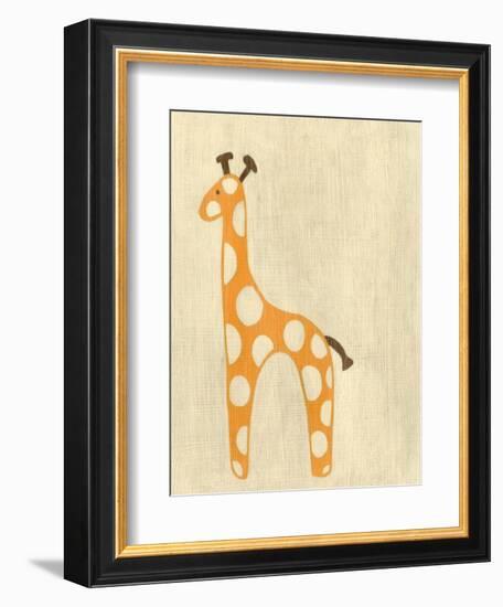 Best Friends - Giraffe-Chariklia Zarris-Framed Art Print