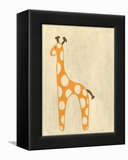 Best Friends - Giraffe-Chariklia Zarris-Framed Stretched Canvas