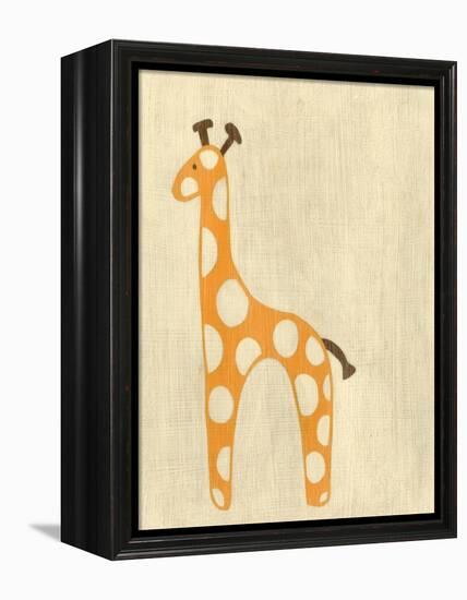 Best Friends - Giraffe-Chariklia Zarris-Framed Stretched Canvas