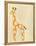 Best Friends - Giraffe-Chariklia Zarris-Framed Stretched Canvas