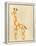 Best Friends - Giraffe-Chariklia Zarris-Framed Stretched Canvas