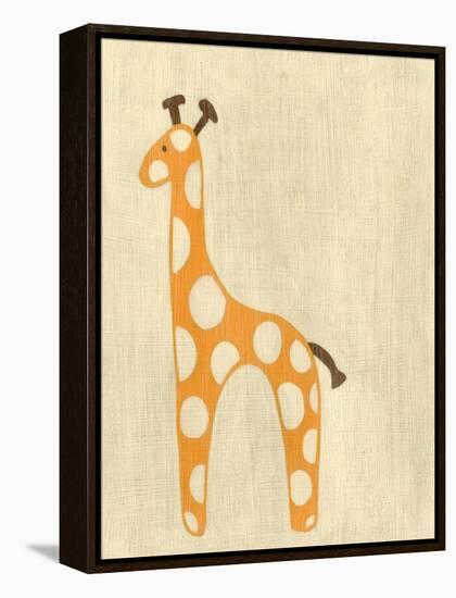 Best Friends - Giraffe-Chariklia Zarris-Framed Stretched Canvas