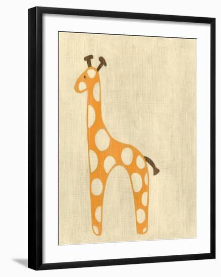 Best Friends - Giraffe-Chariklia Zarris-Framed Premium Giclee Print