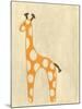 Best Friends - Giraffe-Chariklia Zarris-Mounted Art Print