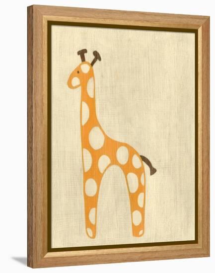 Best Friends - Giraffe-Chariklia Zarris-Framed Stretched Canvas