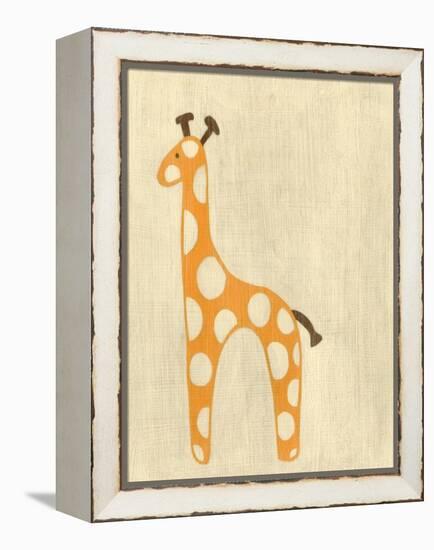 Best Friends - Giraffe-Chariklia Zarris-Framed Stretched Canvas