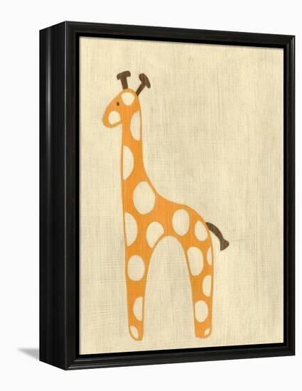 Best Friends - Giraffe-Chariklia Zarris-Framed Stretched Canvas