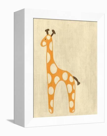 Best Friends - Giraffe-Chariklia Zarris-Framed Stretched Canvas