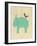 Best Friends - Hippo-Chariklia Zarris-Framed Art Print