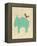 Best Friends - Hippo-Chariklia Zarris-Framed Stretched Canvas