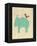 Best Friends - Hippo-Chariklia Zarris-Framed Stretched Canvas