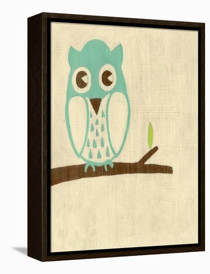 Best Friends - Owl-Chariklia Zarris-Framed Stretched Canvas