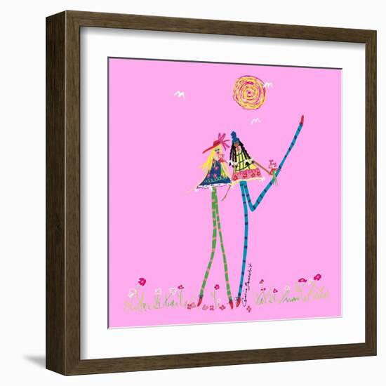 Best Friends-Caroline Benchétrit-Framed Art Print