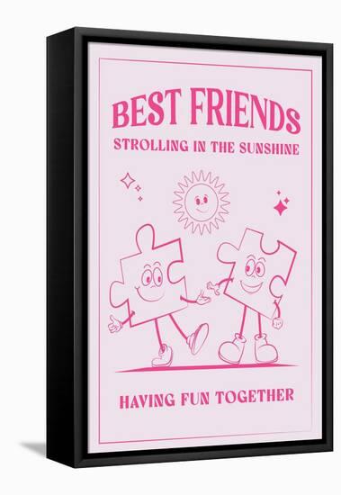 Best Friends-Oju Design-Framed Premier Image Canvas