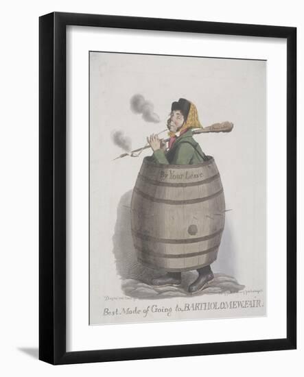 Best Mode of Going to Bartholomew Fair, C1825-Theodore Lane-Framed Giclee Print