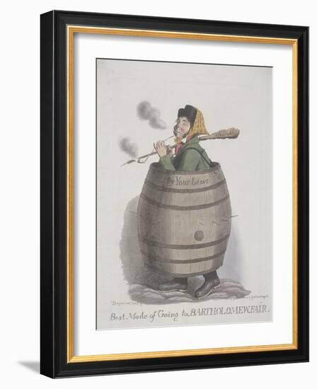 Best Mode of Going to Bartholomew Fair, C1825-Theodore Lane-Framed Giclee Print