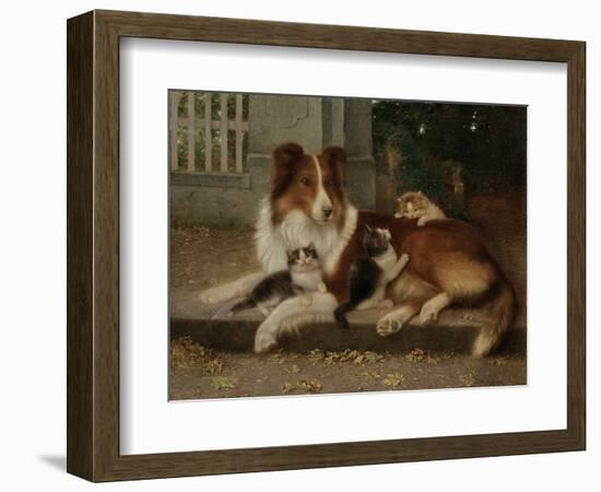 Best of Friends, 1906-Wilhelm Schwar-Framed Giclee Print