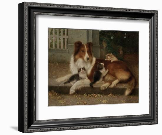 Best of Friends, 1906-Wilhelm Schwar-Framed Giclee Print