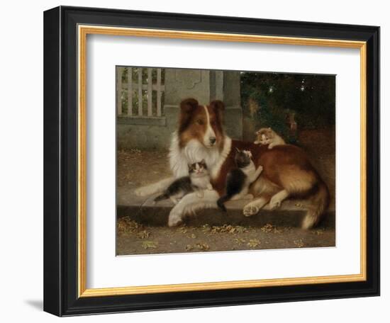 Best of Friends, 1906-Wilhelm Schwar-Framed Giclee Print