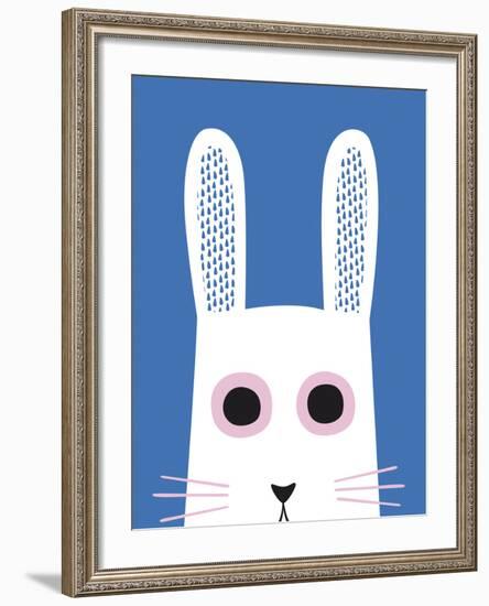 Best of Friends - Rabbit-Sophie Ledesma-Framed Giclee Print