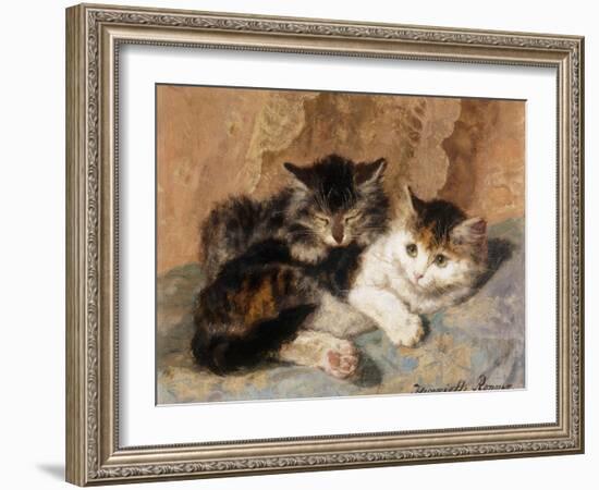 Best of Friends-Henriette Ronner-Knip-Framed Giclee Print