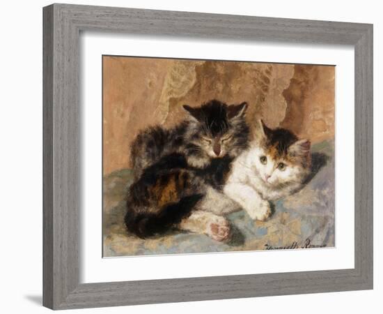 Best of Friends-Henriette Ronner-Knip-Framed Giclee Print