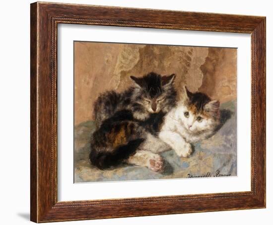 Best of Friends-Henriette Ronner-Knip-Framed Giclee Print