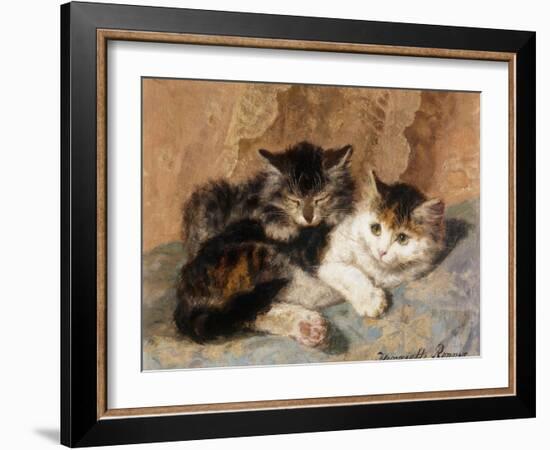 Best of Friends-Henriette Ronner-Knip-Framed Giclee Print