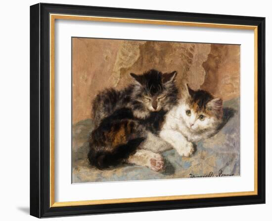 Best of Friends-Henriette Ronner-Knip-Framed Giclee Print