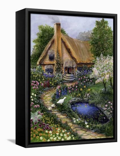 Best Old Cottage-Bonnie B. Cook-Framed Premier Image Canvas