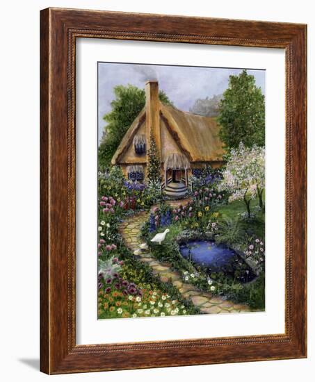 Best Old Cottage-Bonnie B. Cook-Framed Giclee Print