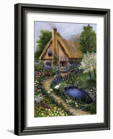 Best Old Cottage-Bonnie B. Cook-Framed Giclee Print