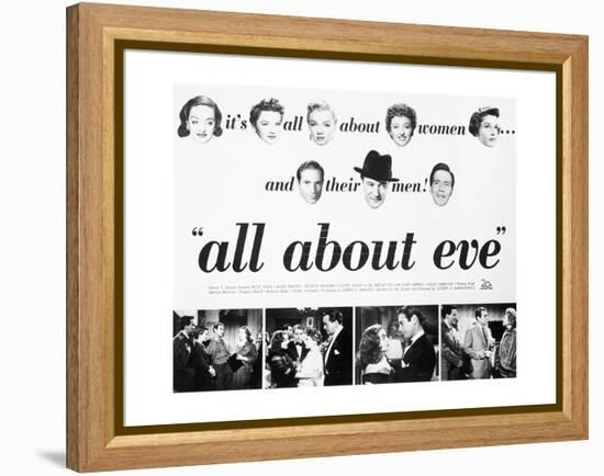 Best Performance, 1950 "All About Eve" Directed by Joseph L. Mankiewicz-null-Framed Premier Image Canvas