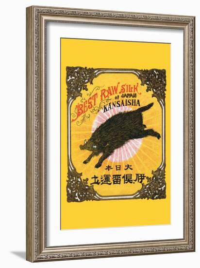 Best Raw Silk of Japan, Kansaisha-null-Framed Art Print