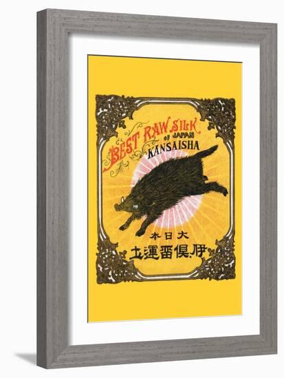 Best Raw Silk of Japan, Kansaisha-null-Framed Art Print