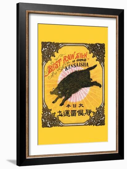 Best Raw Silk of Japan, Kansaisha-null-Framed Art Print