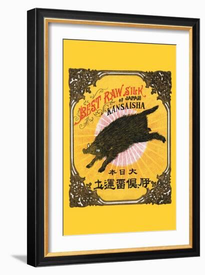 Best Raw Silk of Japan, Kansaisha-null-Framed Art Print