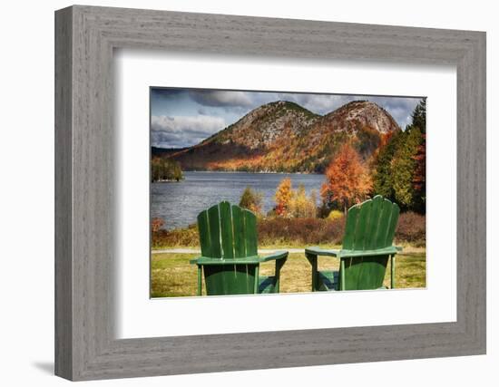 Best Seats in Acadia National Park, Maine-George Oze-Framed Photographic Print