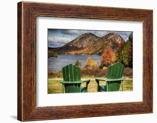 Best Seats in Acadia National Park, Maine-George Oze-Framed Photographic Print