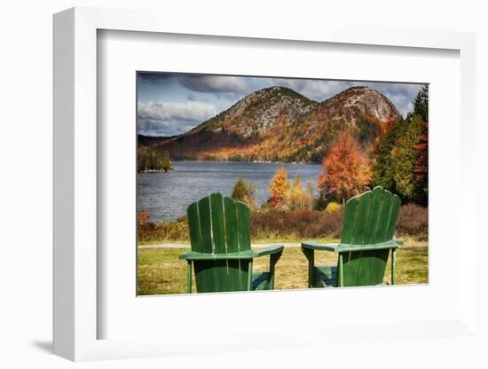 Best Seats in Acadia National Park, Maine-George Oze-Framed Photographic Print