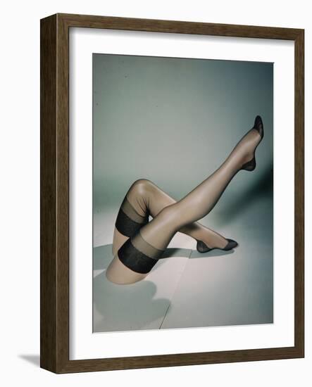 Best Selling Christmas Gifts - Lace Stockings-Nina Leen-Framed Photographic Print